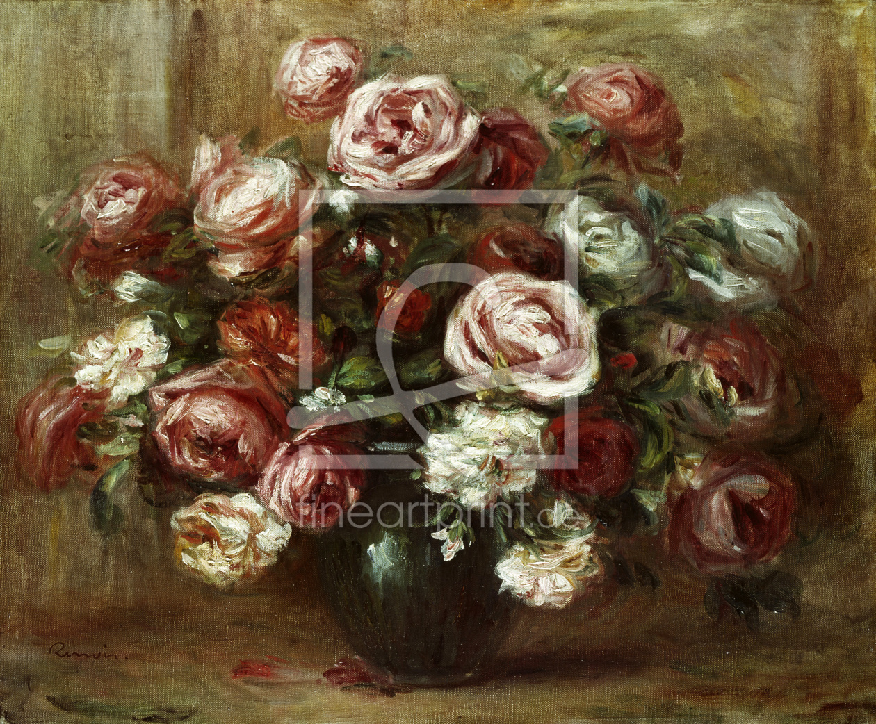 Bild-Nr.: 30006932 Renoir / Still life with roses erstellt von Renoir, Pierre-Auguste
