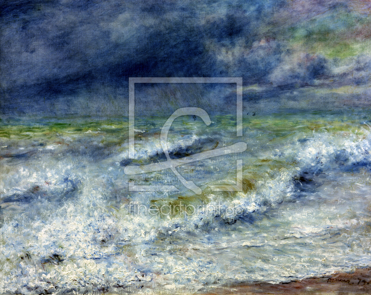 Bild-Nr.: 30006934 Pierre-Auguste Renoir, Seestück erstellt von Renoir, Pierre-Auguste