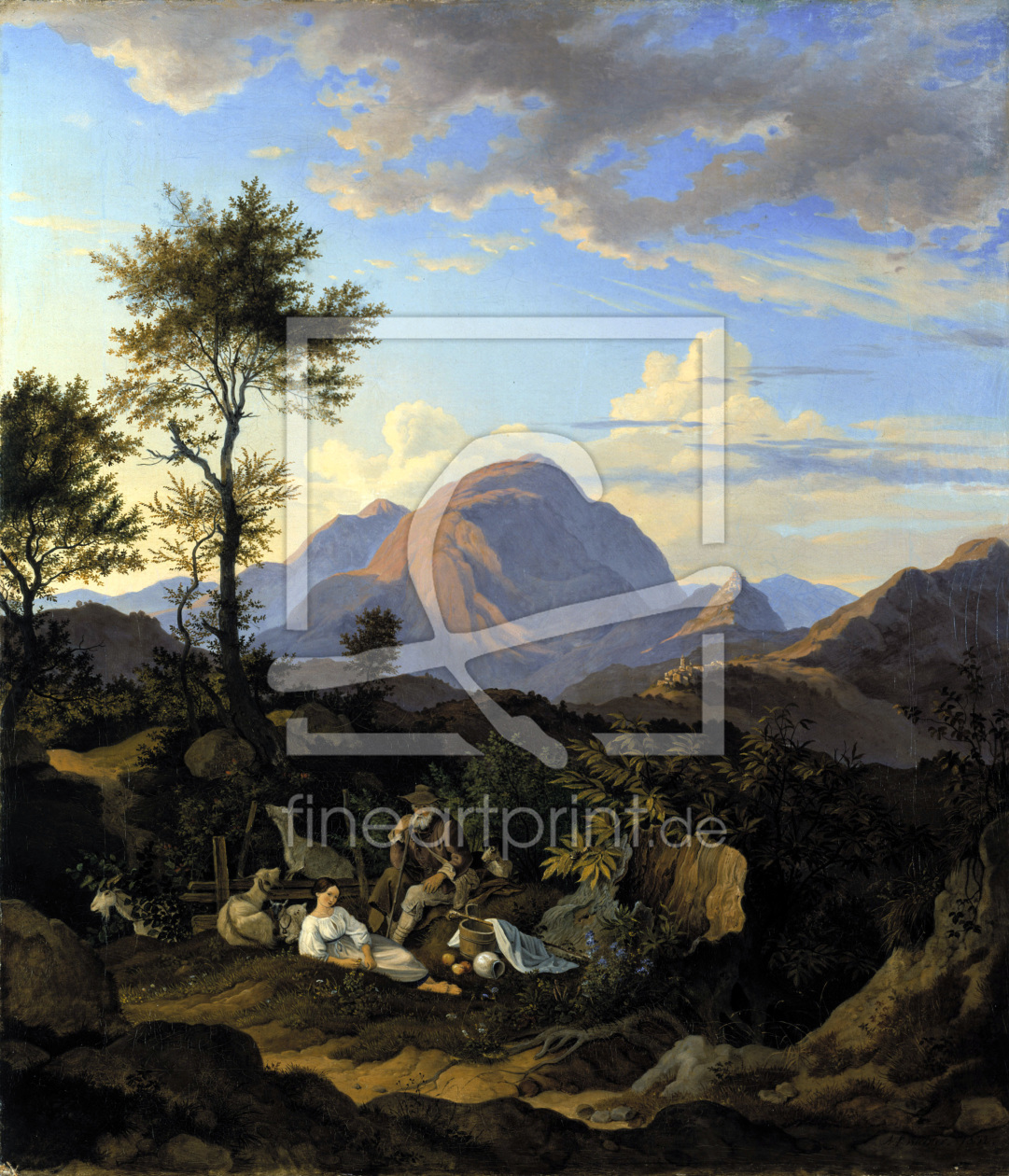 Bild-Nr.: 30006962 L.Richter / Rocca di Mezzo / 1832 erstellt von Richter, Ludwig