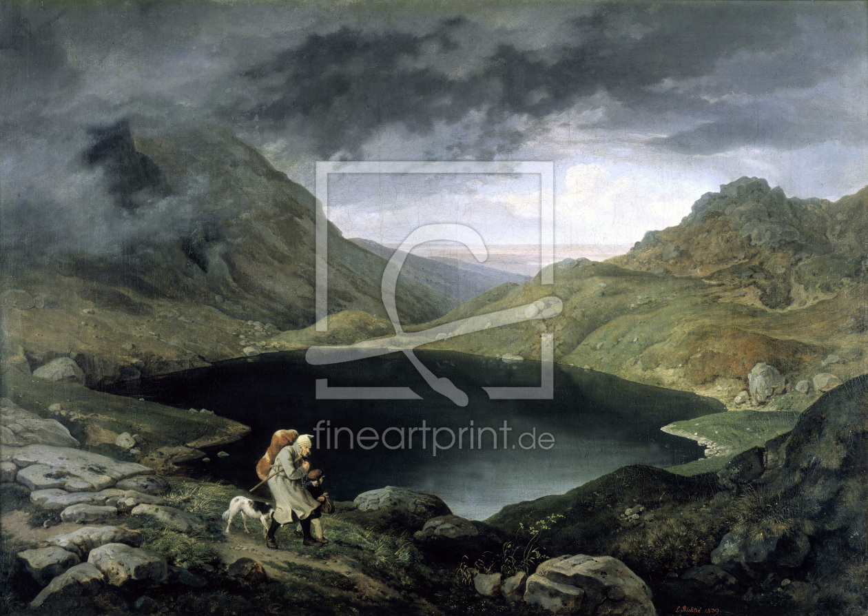 Bild-Nr.: 30006986 L.Richter, Lake in Riesengebirge /1839 erstellt von Richter, Ludwig