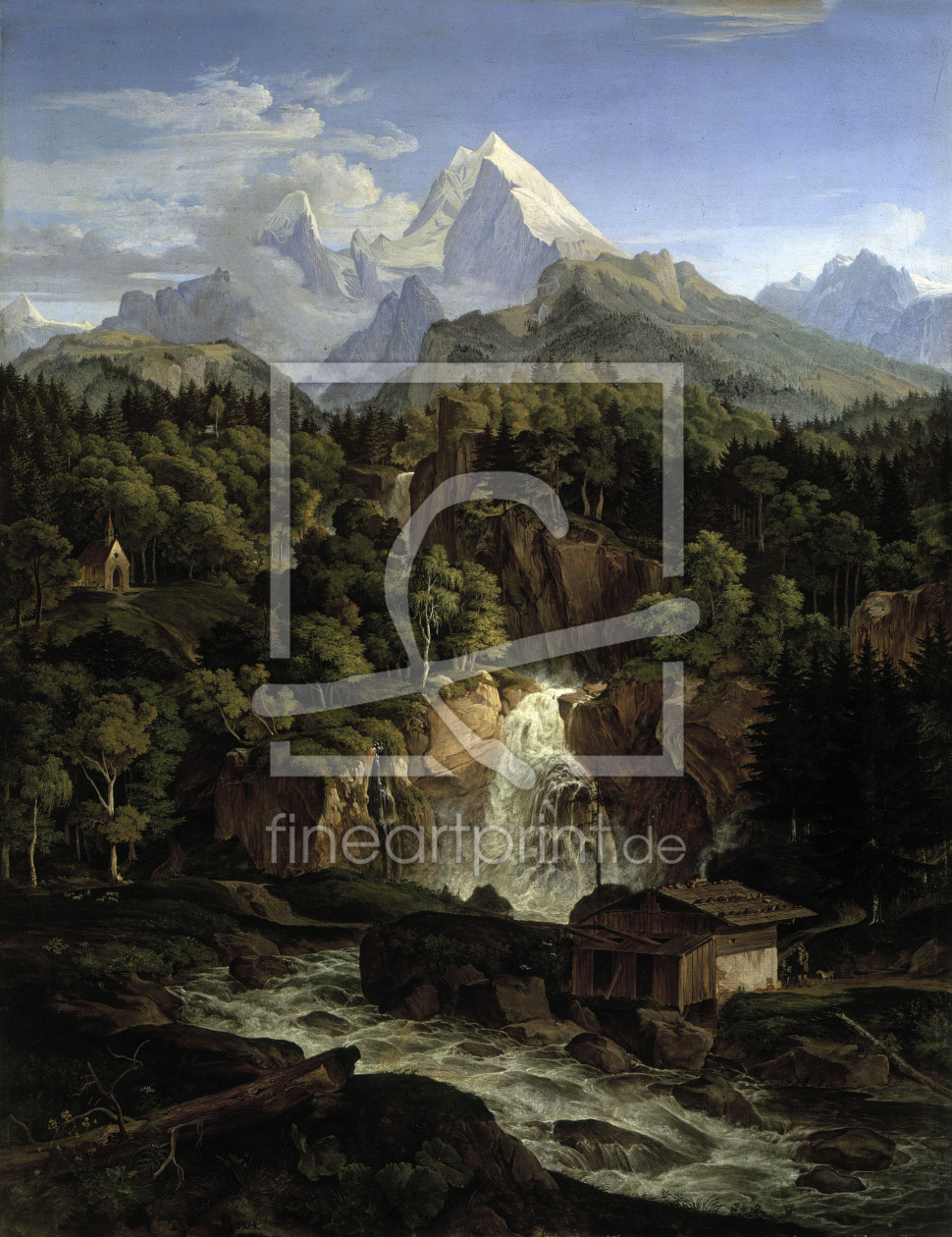 Bild-Nr.: 30006994 L.Richter, The Watzmann/ 1826 erstellt von Richter, Ludwig