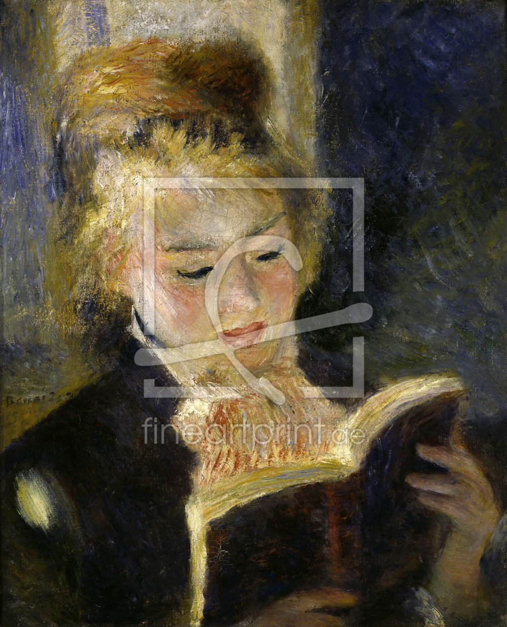 Bild-Nr.: 30007010 Reading Girl / Renoir / 1874/76 erstellt von Renoir, Pierre-Auguste