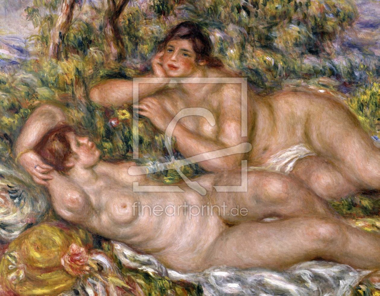 Bild-Nr.: 30007032 A.Renoir / Bathers / 1918-19 erstellt von Renoir, Pierre-Auguste