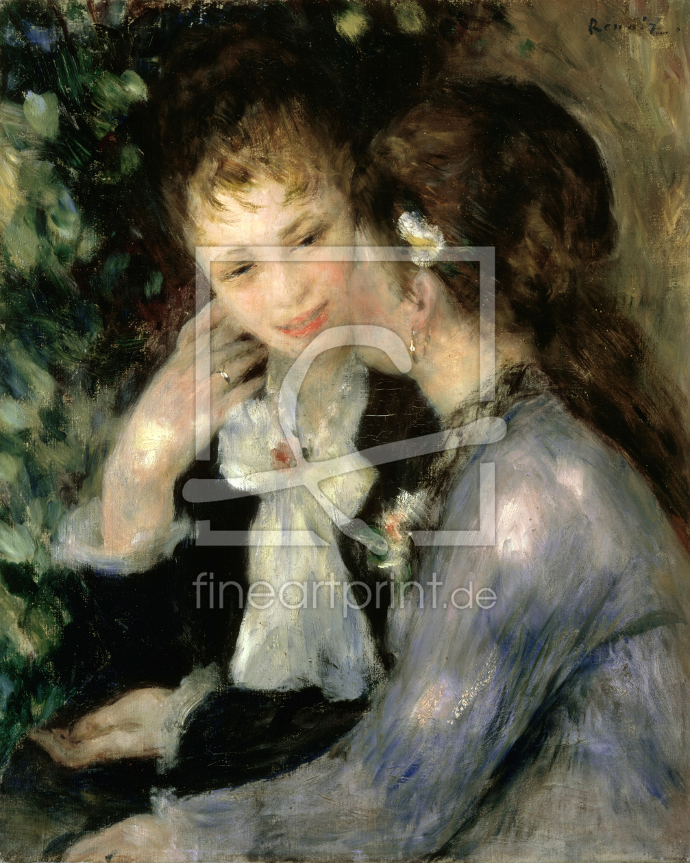 Bild-Nr.: 30007036 Renoir / Confidential Conversation erstellt von Renoir, Pierre-Auguste