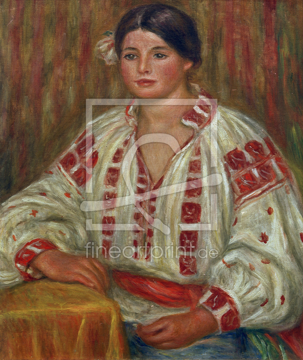 Bild-Nr.: 30007064 A.Renoir, Die bulgarische Bluse erstellt von Renoir, Pierre-Auguste
