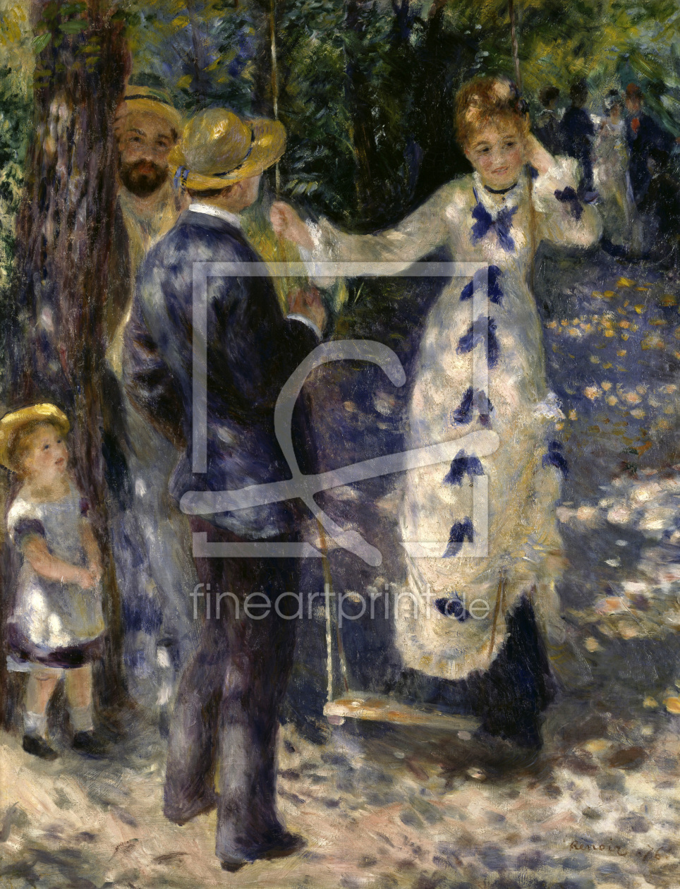 Bild-Nr.: 30007076 Renoir, The Swing erstellt von Renoir, Pierre-Auguste