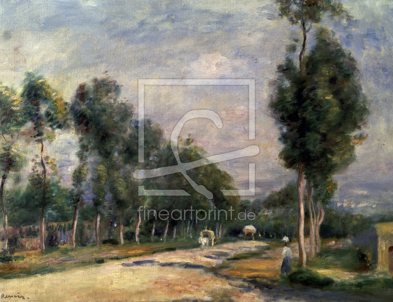 Bild-Nr.: 30007082 Renoir / Road near Louveciennes / 1895 erstellt von Renoir, Pierre-Auguste