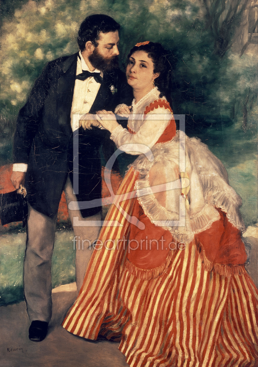 Bild-Nr.: 30007084 A. Renoir / The Sisley Family / 1868 erstellt von Renoir, Pierre-Auguste