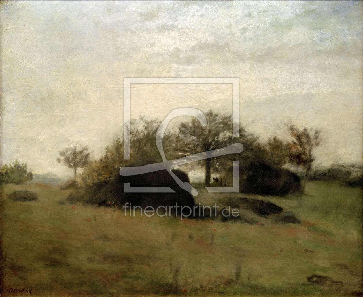 Bild-Nr.: 30007092 A.Renoir, Landschaft bei Fontainebleau erstellt von Renoir, Pierre-Auguste