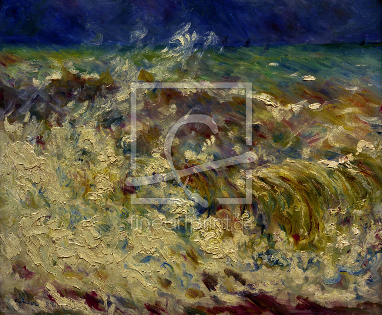 Bild-Nr.: 30007096 Pierre-Auguste Renoir, Die Welle erstellt von Renoir, Pierre-Auguste