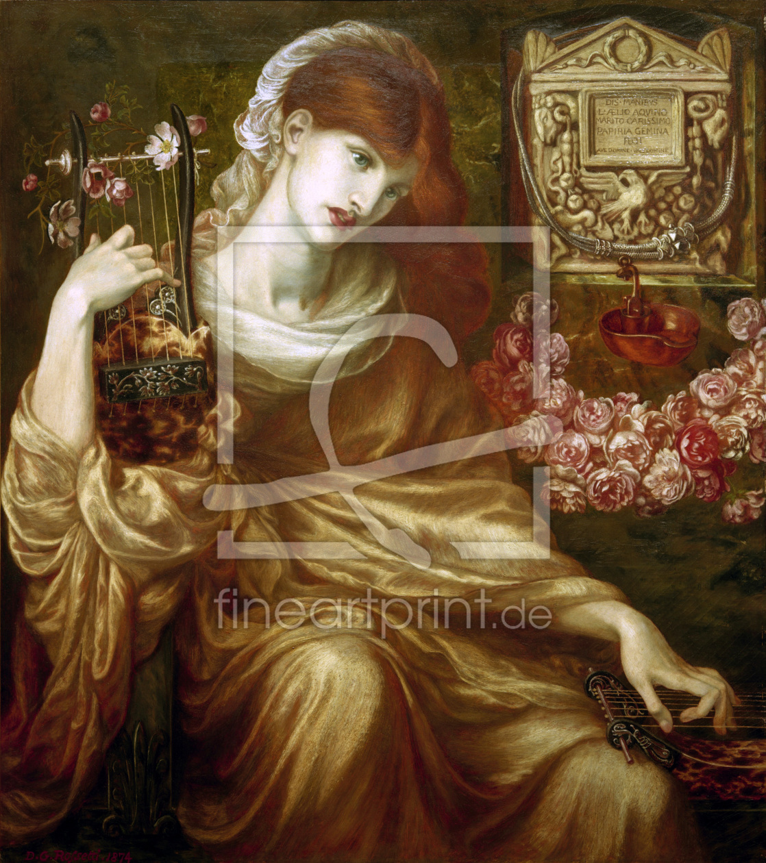 Bild-Nr.: 30007142 D.G.Rossetti / Roman Widow. erstellt von Rossetti, Dante Gabriel