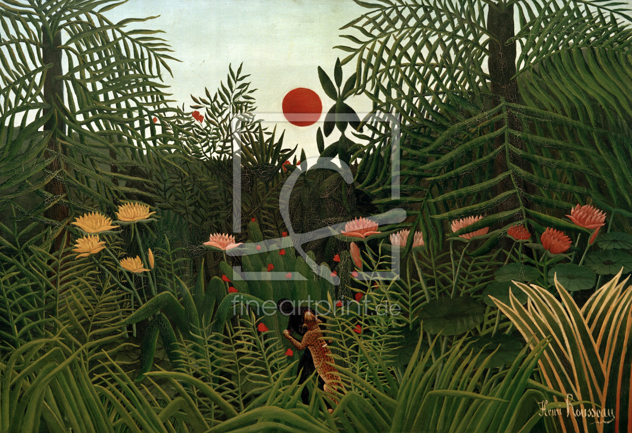 Bild-Nr.: 30007238 H.Rousseau / Jungle Landscape.. (Basle) erstellt von Rousseau, Henri Julien Felix