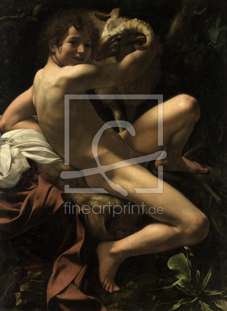 Bild-Nr.: 30007336 Caravaggio, Johannes der TÃ¤ufer erstellt von da Caravaggio, Michelangelo Merisi