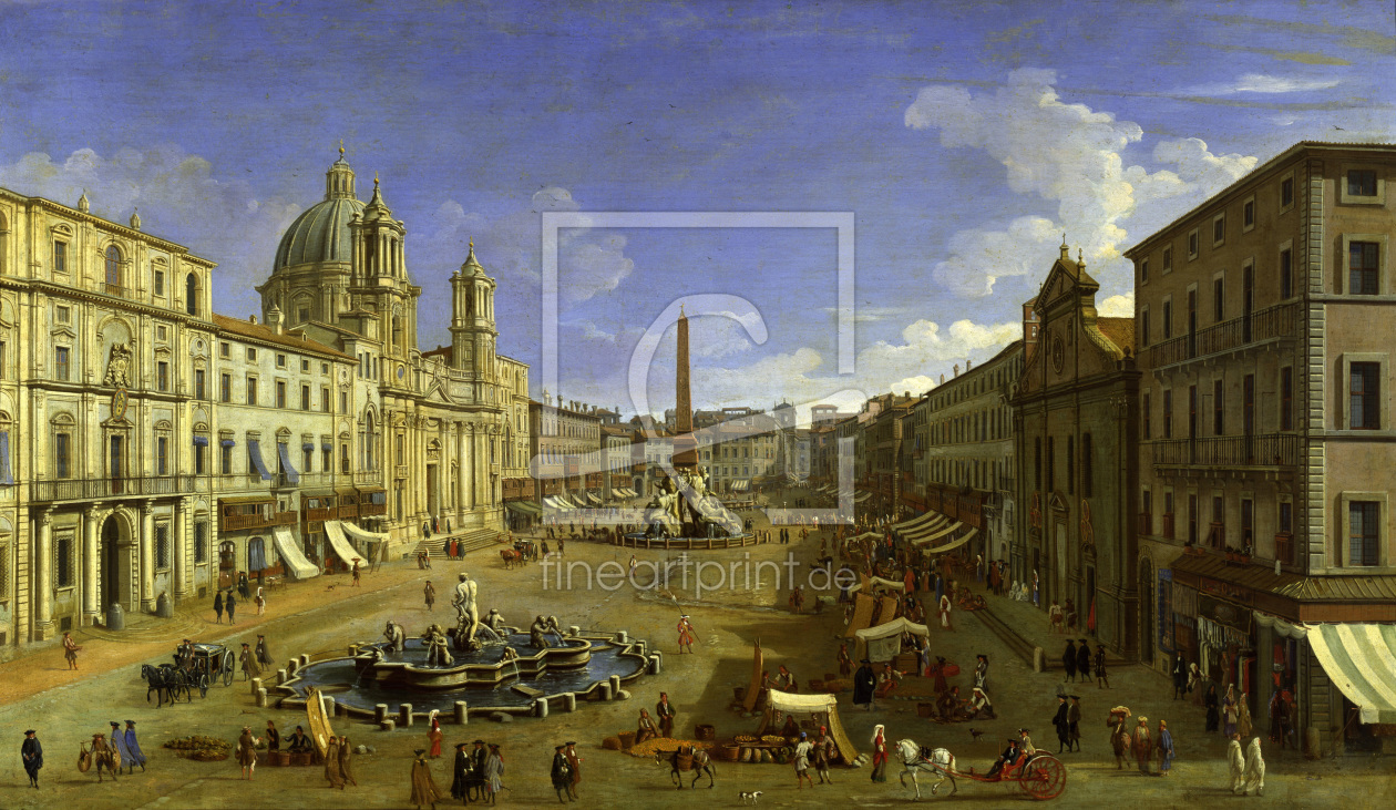 Bild-Nr.: 30007385 Rome / Piazza Navona / Canaletto / 1754 erstellt von Canal, Giovanni Antonio & Bellotto, Bernardo