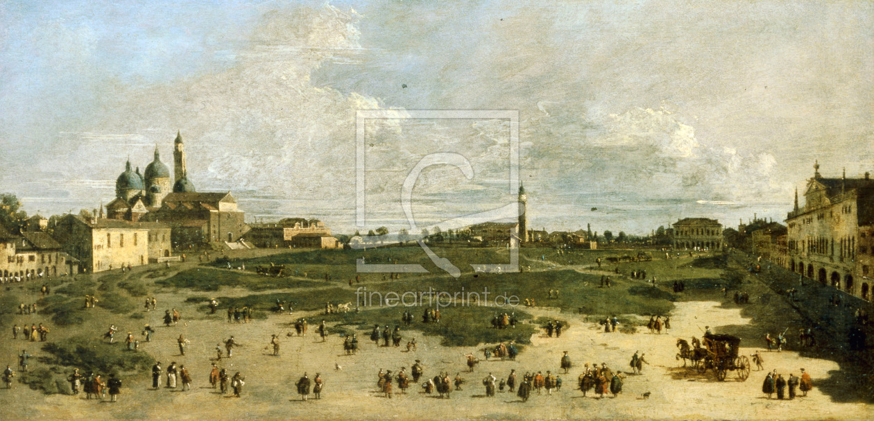 Bild-Nr.: 30007401 Padua / Prato della Valle / Canaletto erstellt von Canal, Giovanni Antonio & Bellotto, Bernardo