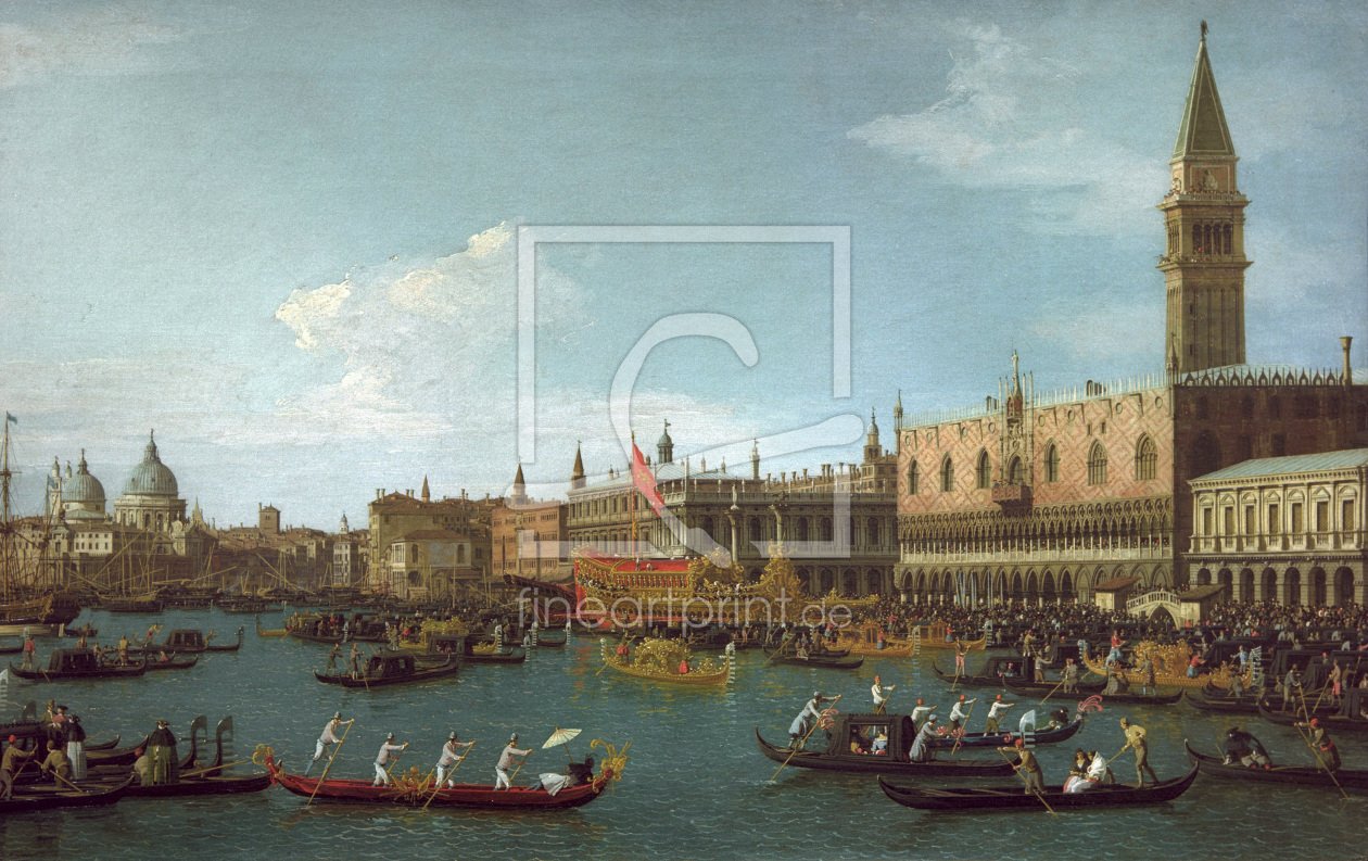 Bild-Nr.: 30007411 Venice / Il Bucintoro / Canaletto erstellt von Canal, Giovanni Antonio & Bellotto, Bernardo