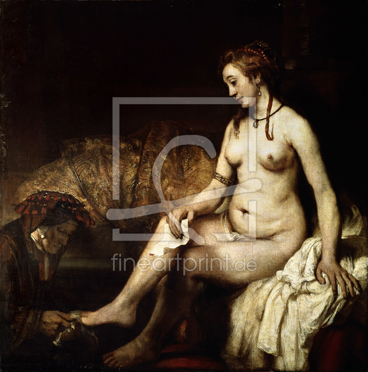 Bild-Nr.: 30007531 Bathsheba Bathing / Rembrandt / 1654 erstellt von Rembrandt Harmenszoon van Rijn