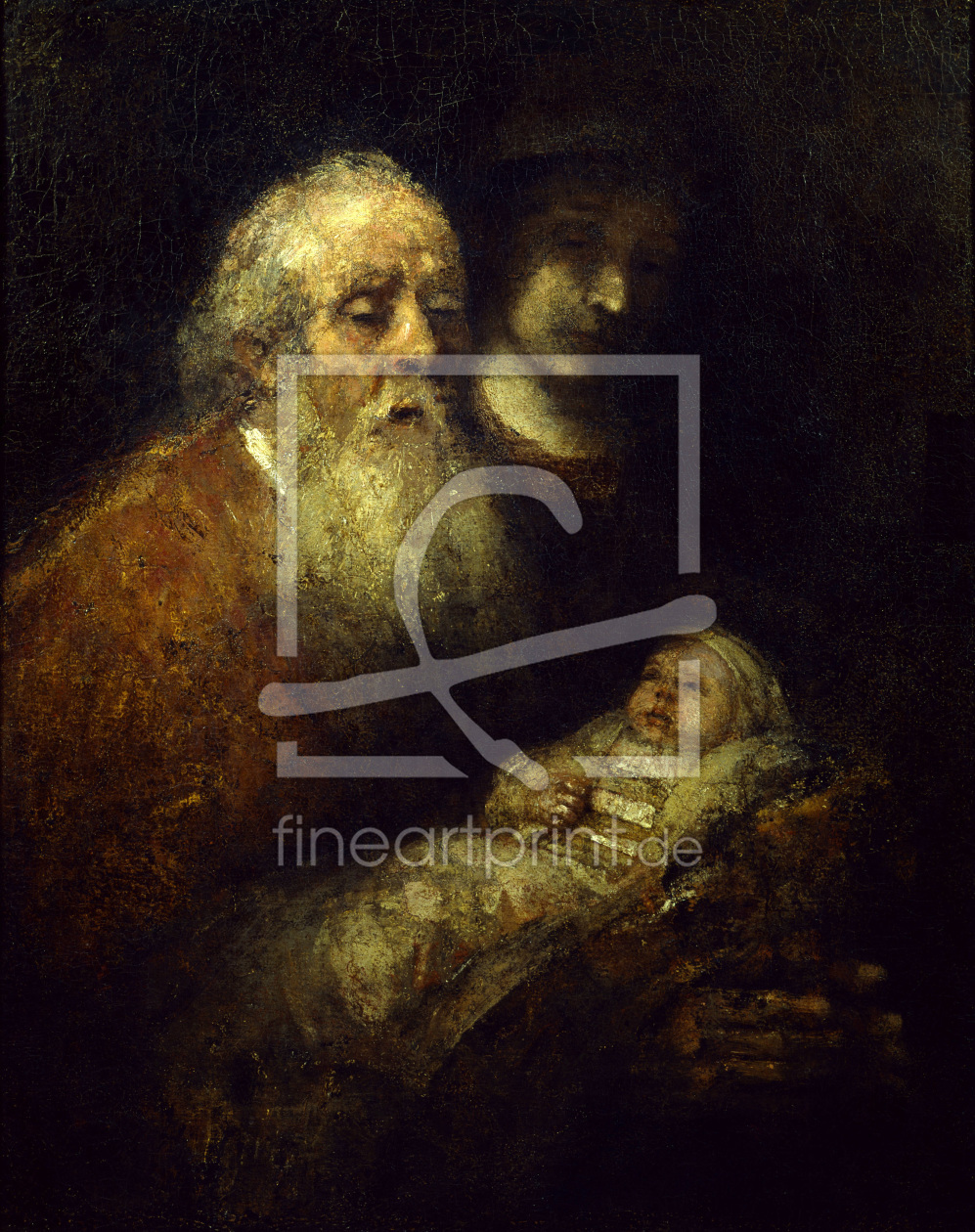 Bild-Nr.: 30007549 Rembrandt, Simeon mit Jesusknabe erstellt von Rembrandt Harmenszoon van Rijn