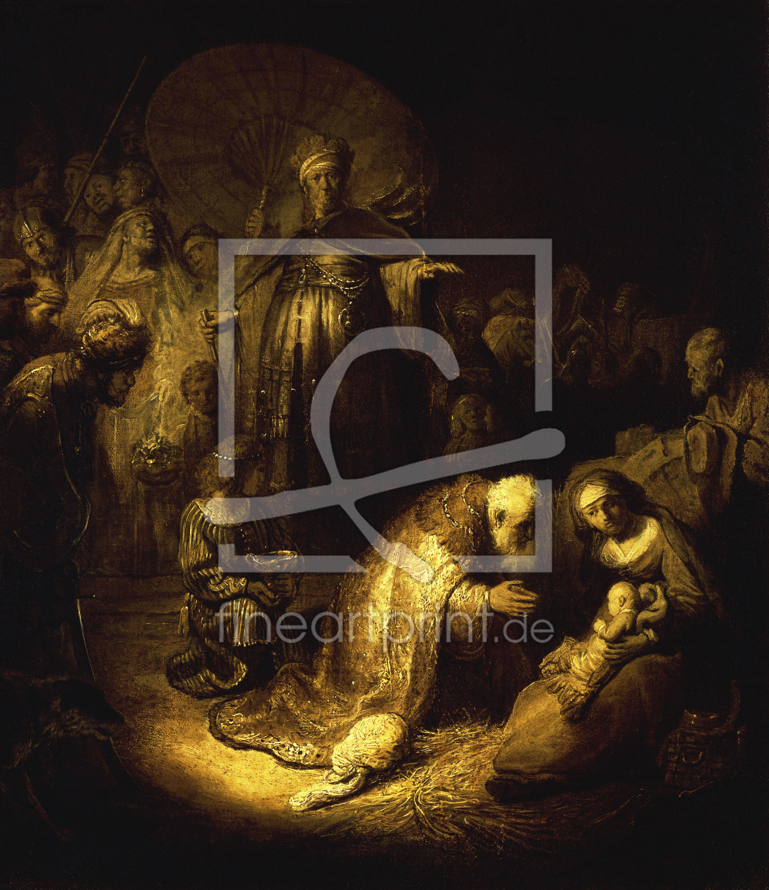 Bild-Nr.: 30007573 Rembrandt / Adoration of the Magi / 1632 erstellt von Rembrandt Harmenszoon van Rijn