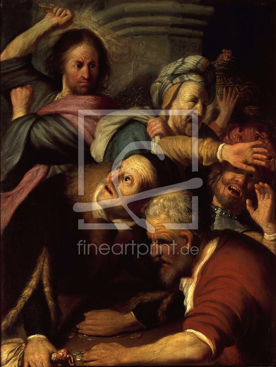 Bild-Nr.: 30007581 Jesus and the Money-changers / Rembrandt erstellt von Rembrandt Harmenszoon van Rijn