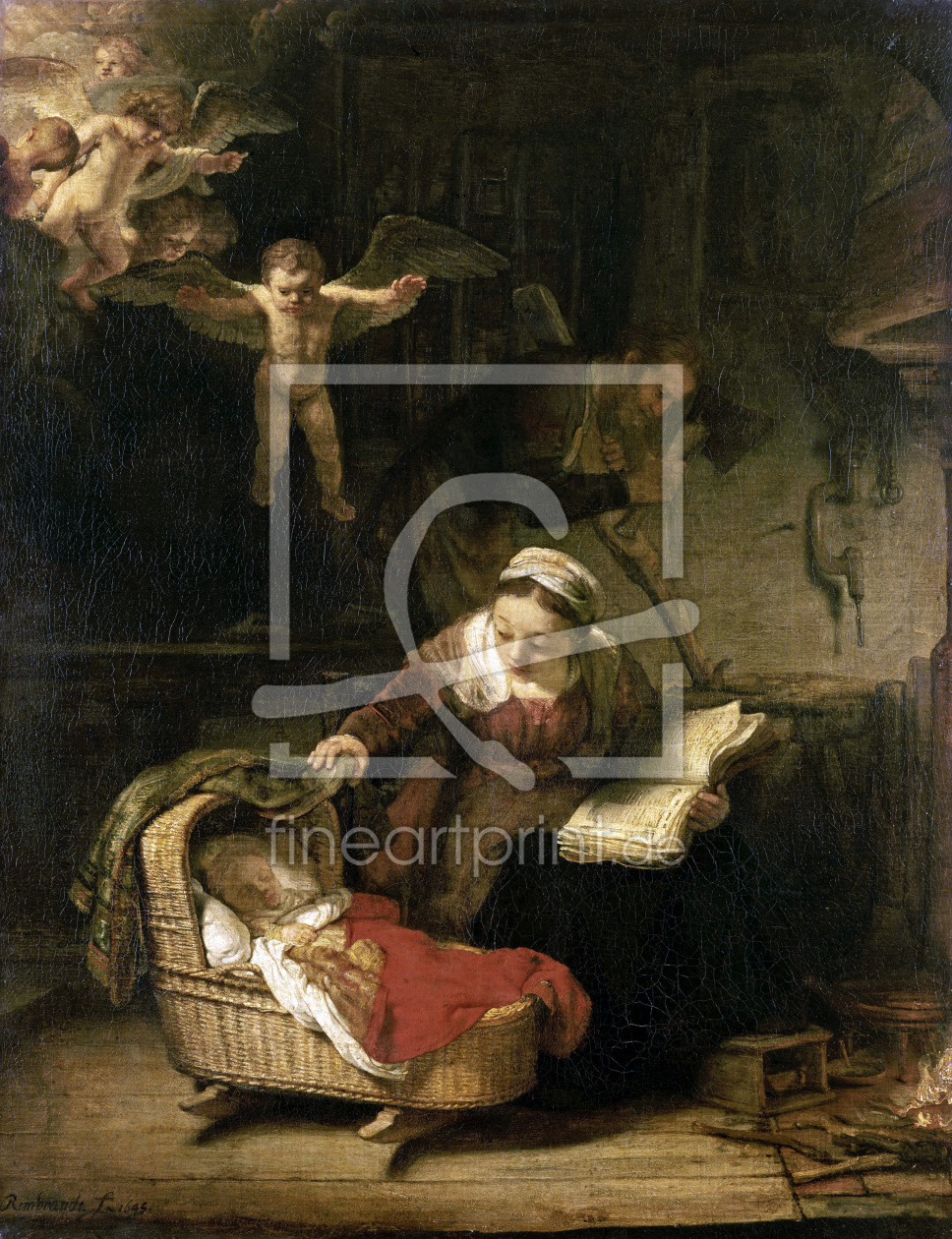Bild-Nr.: 30007585 The Holy Family / Rembrandt / 1645 erstellt von Rembrandt Harmenszoon van Rijn