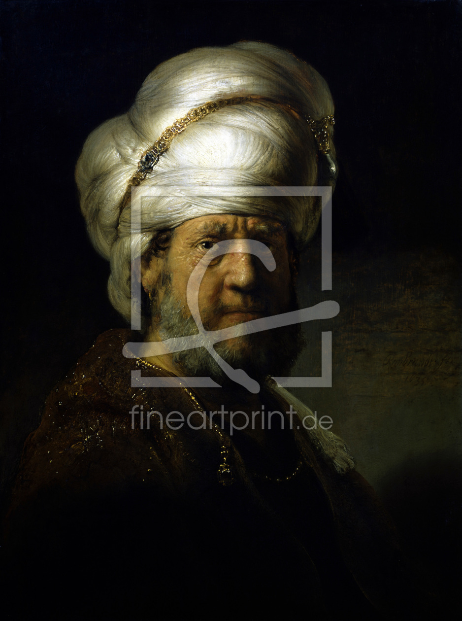 Bild-Nr.: 30007595 Rembrandt, Bildnis eines Orientale erstellt von Rembrandt Harmenszoon van Rijn