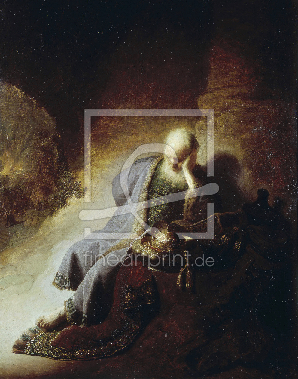 Bild-Nr.: 30007597 Jeremiah lamenting / Rembrandt / 1630 erstellt von Rembrandt Harmenszoon van Rijn