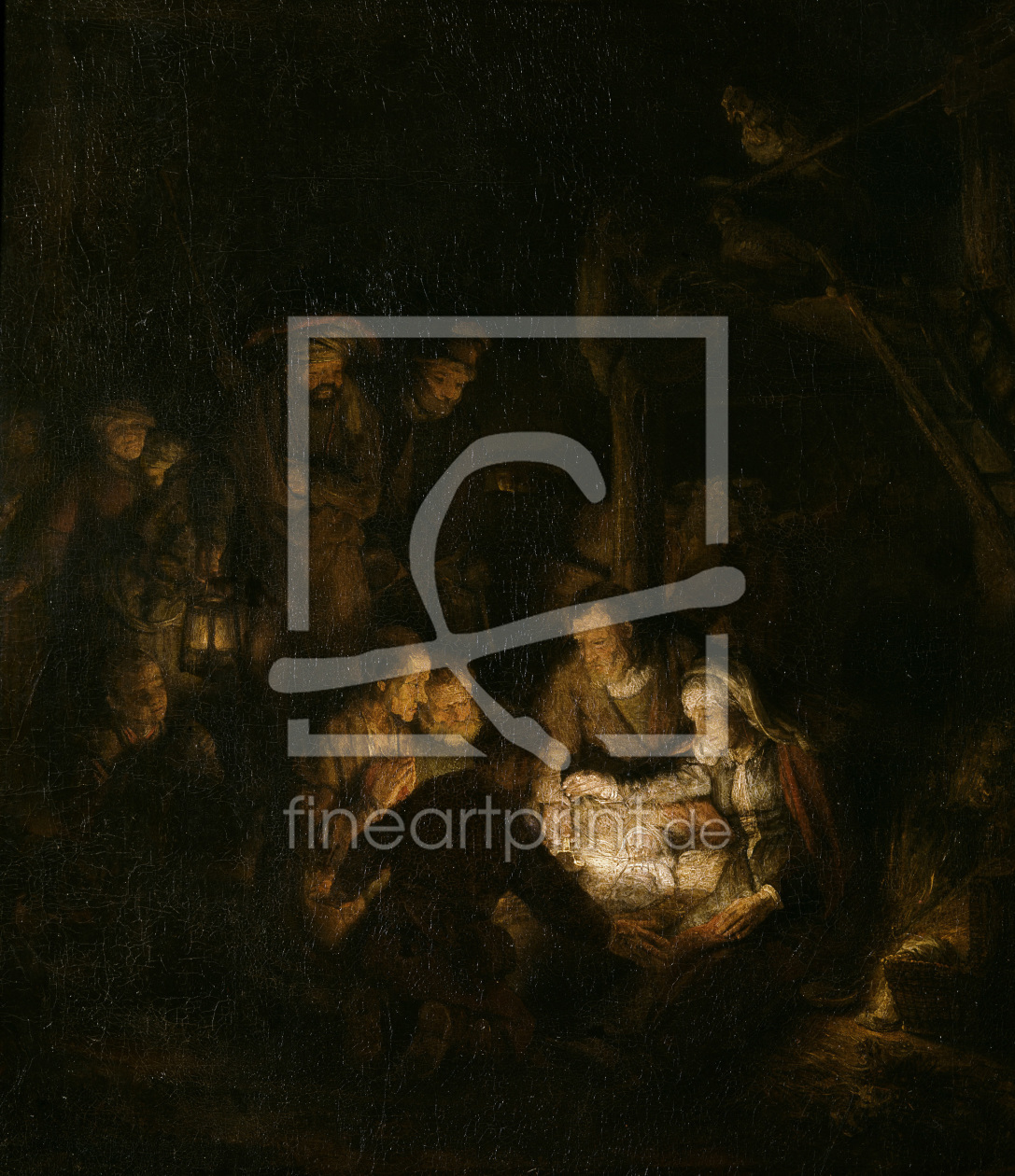 Bild-Nr.: 30007599 Rembrandt / Adoration of the Shepherds erstellt von Rembrandt Harmenszoon van Rijn
