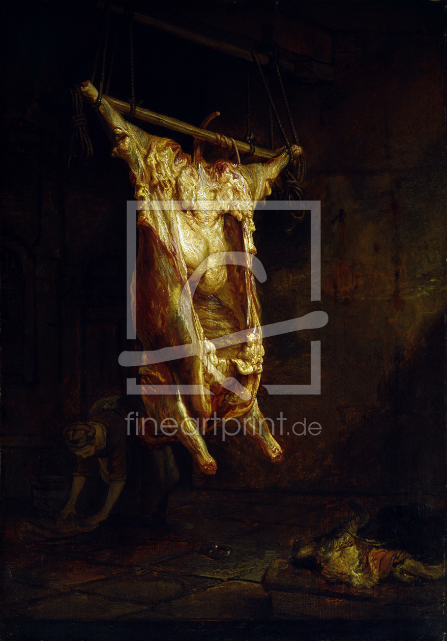 Bild-Nr.: 30007645 Rembrandt / Butchered ox / c.1655 erstellt von Rembrandt Harmenszoon van Rijn