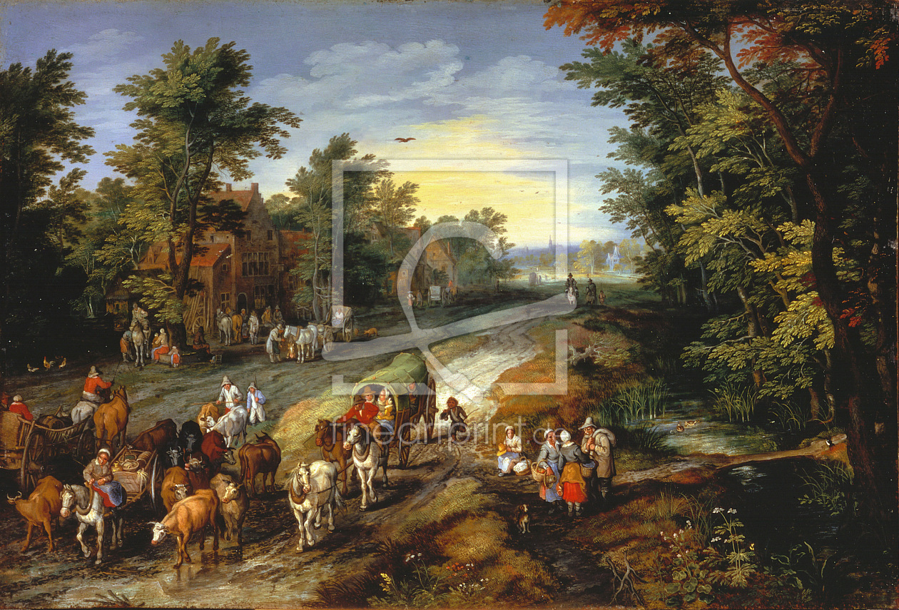 Bild-Nr.: 30007739 Jan Brueghel the Elder / Country Road erstellt von Jan Brueghel der Ã„ltere