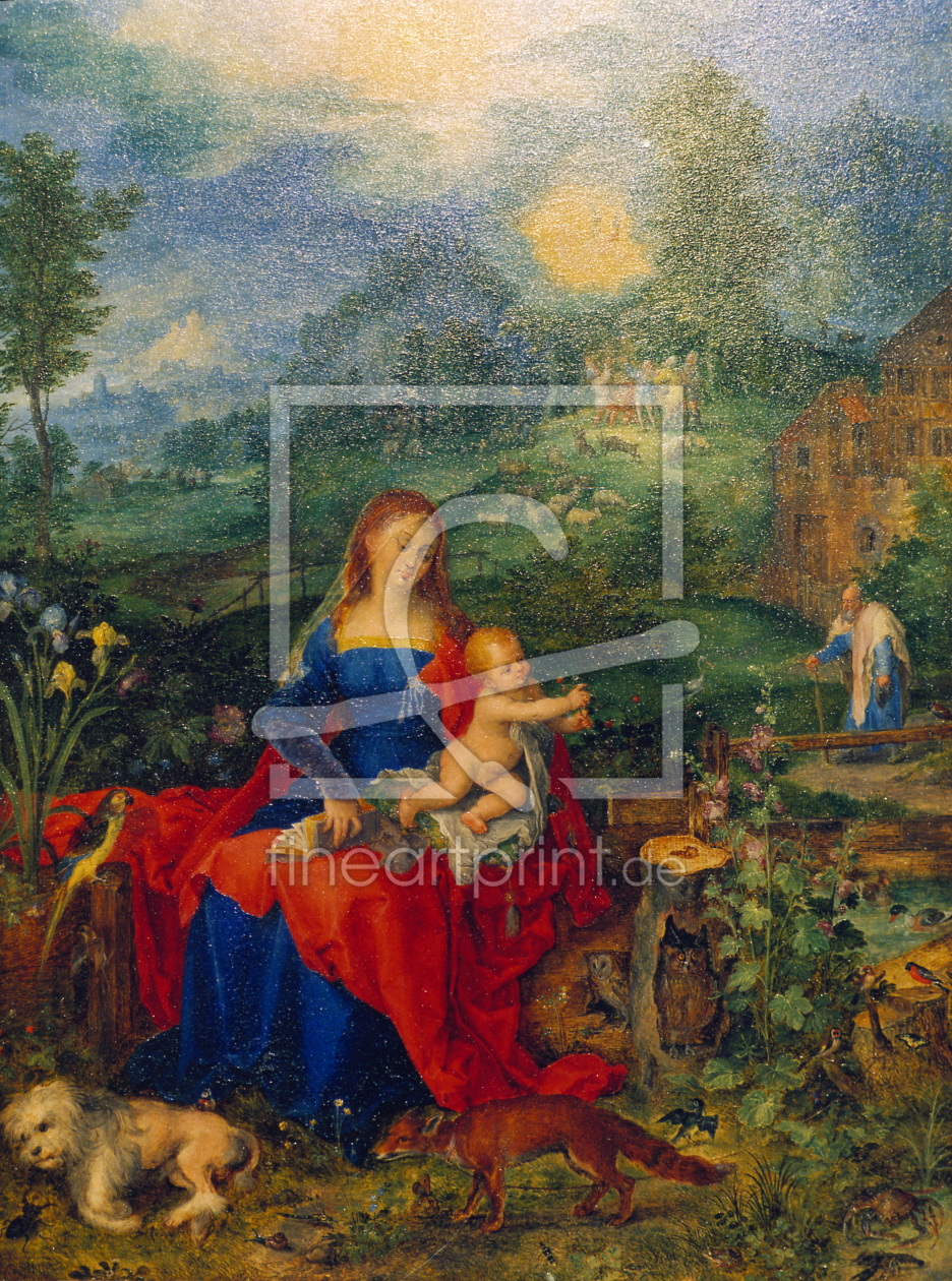 Bild-Nr.: 30007753 Mary with many animals / Brueghel / 1604 erstellt von Jan Brueghel der Ã„ltere