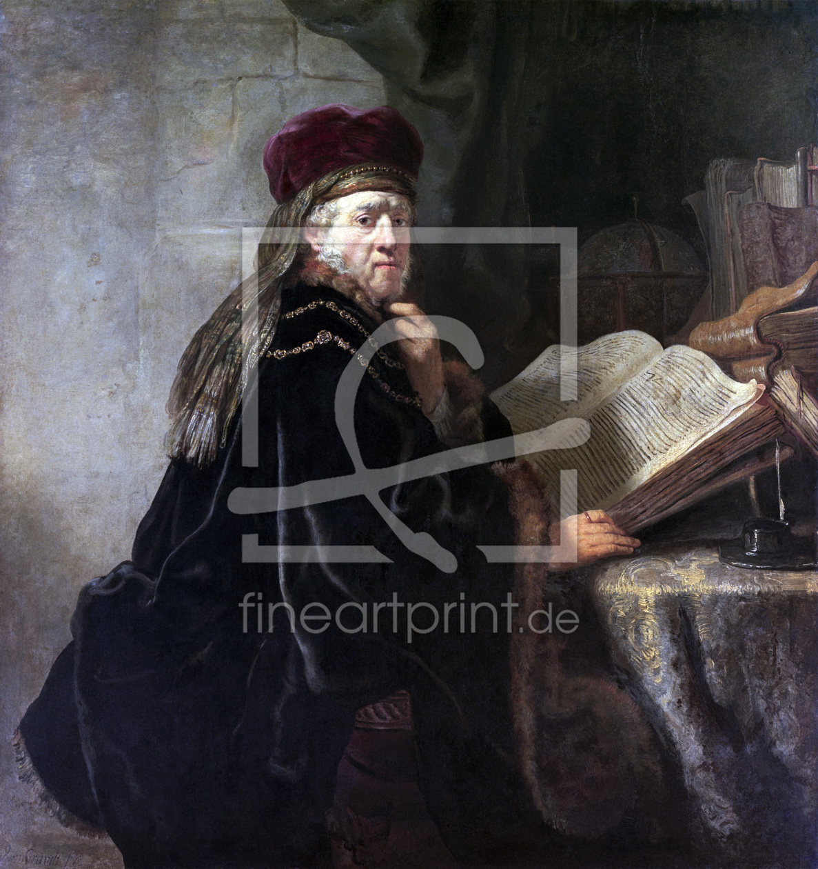 Bild-Nr.: 30007763 Rembrandt, Gelehrter im Studierzimmer erstellt von Rembrandt Harmenszoon van Rijn