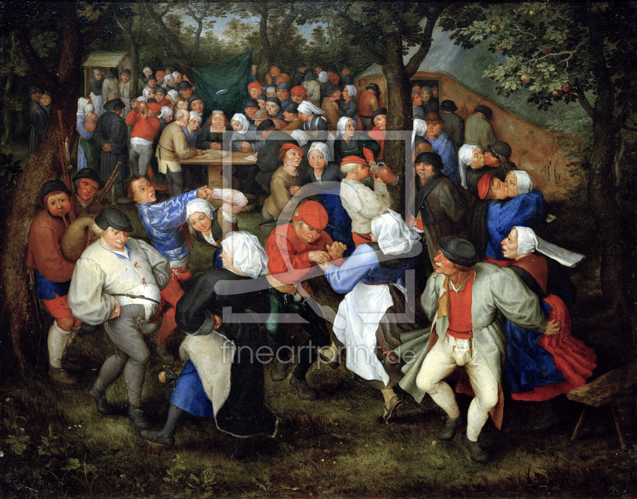 Bild-Nr.: 30007797 J. Brueghel the Elder, Wedding Dance. erstellt von Jan Brueghel der Ältere