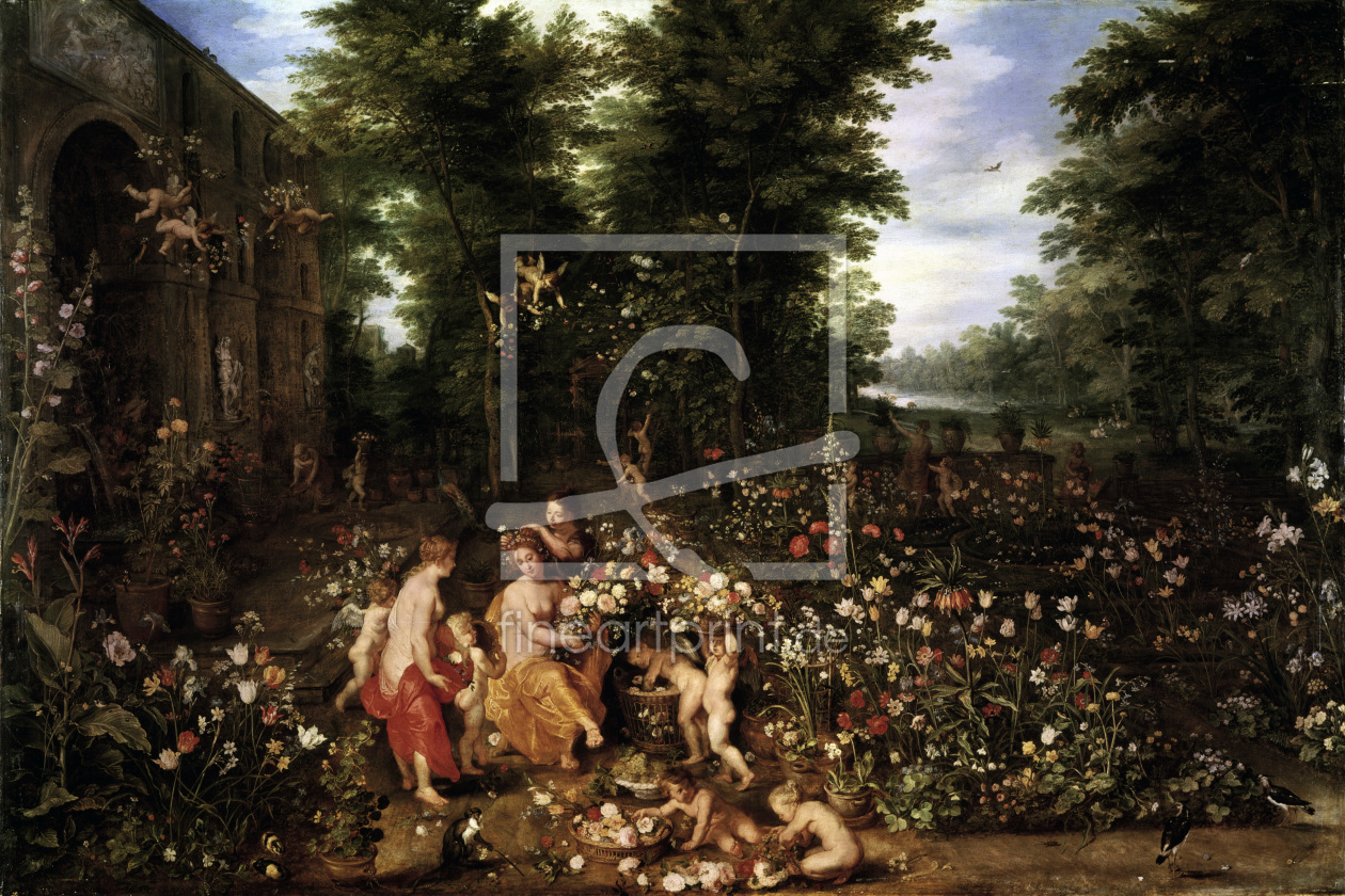 Bild-Nr.: 30007861 Jan Bruegel t. E. / Flora in the Garden erstellt von Jan Brueghel der Ã„ltere