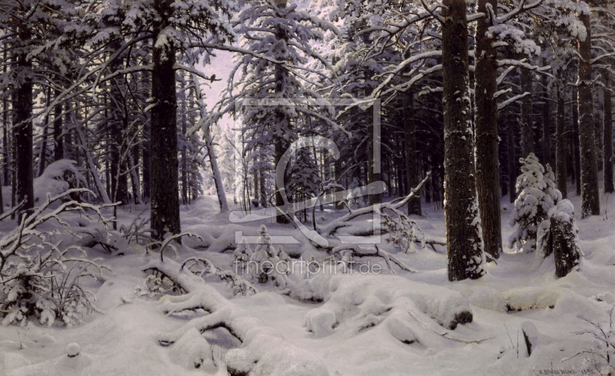 Bild-Nr.: 30007969 I.I.Shishkin / Winter / 1890 erstellt von Schischkin, Iwan Iwanowitsch