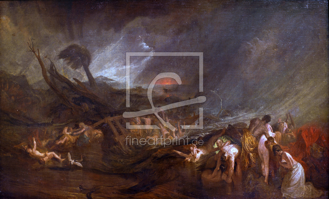 Bild-Nr.: 30008001 W.Turner, Die Sintflut erstellt von Turner, Joseph Mallord William