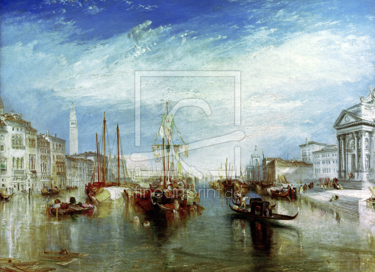 Bild-Nr.: 30008017 Venedig, Canal Grande / Gem.von W.Turner erstellt von Turner, Joseph Mallord William
