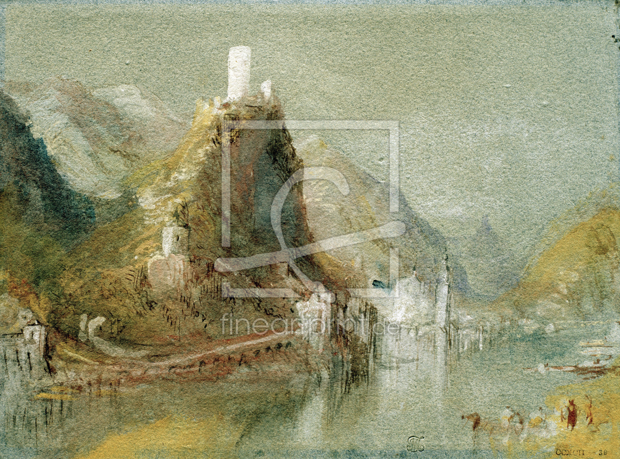 Bild-Nr.: 30008111 W.Turner, Cochem aus südl. Richtung erstellt von Turner, Joseph Mallord William