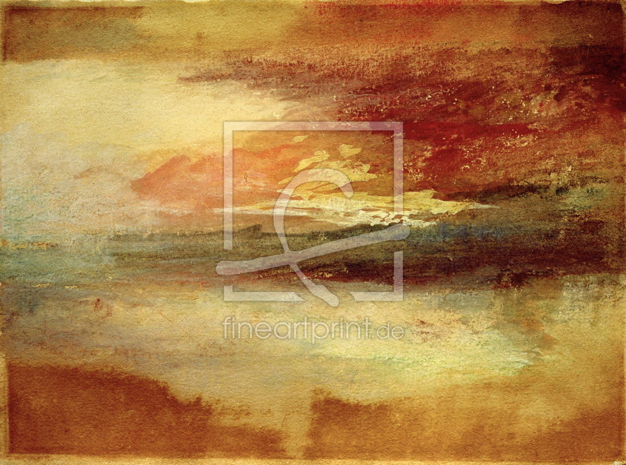 Bild-Nr.: 30008115 W.Turner, Sonnenuntergang bei Margate erstellt von Turner, Joseph Mallord William