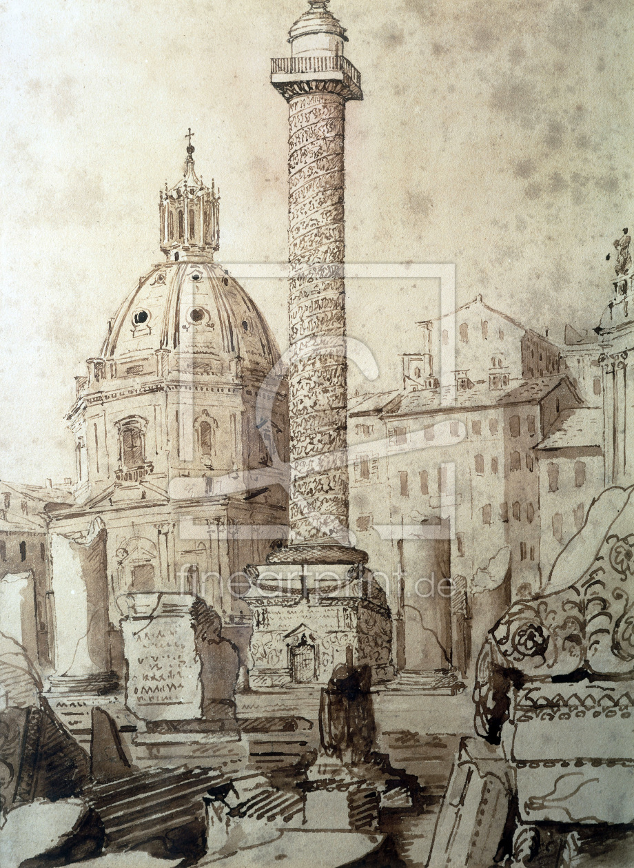 Bild-Nr.: 30008147 Rome / Trajan's Column / Turner / 1835 erstellt von Turner, Joseph Mallord William