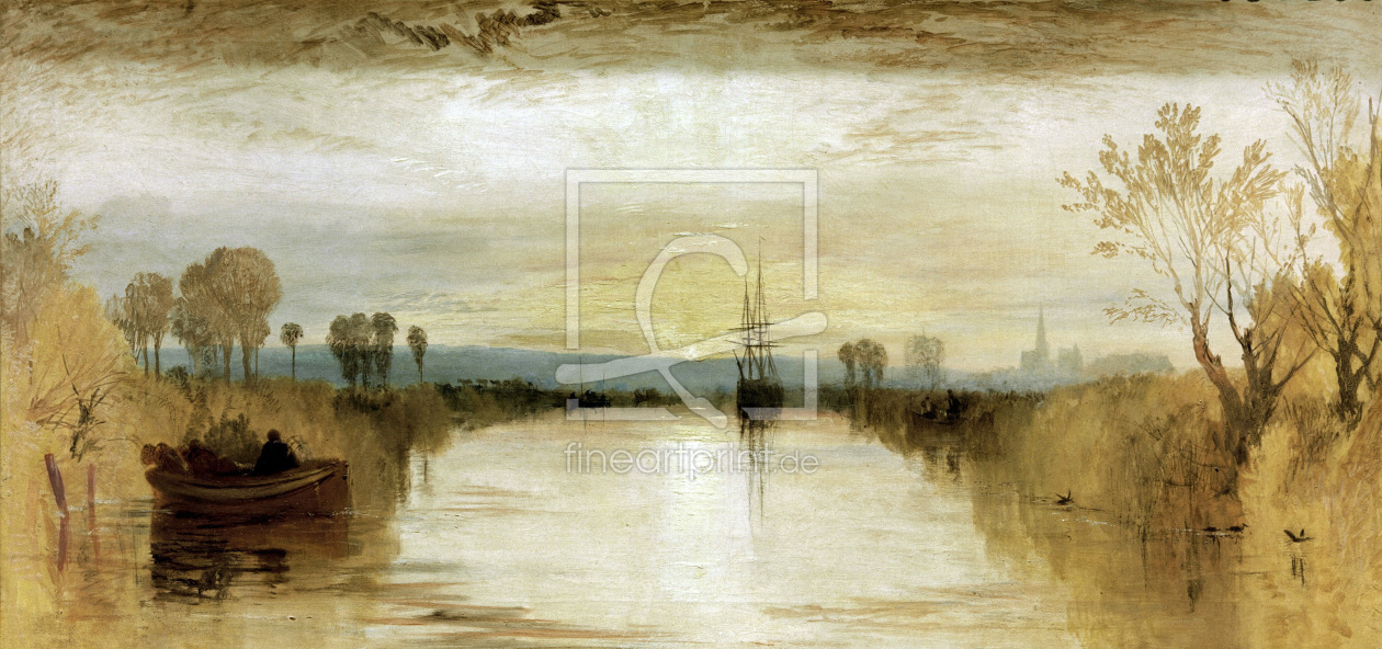 Bild-Nr.: 30008177 W.Turner, Chichester Canal / 1828 erstellt von Turner, Joseph Mallord William