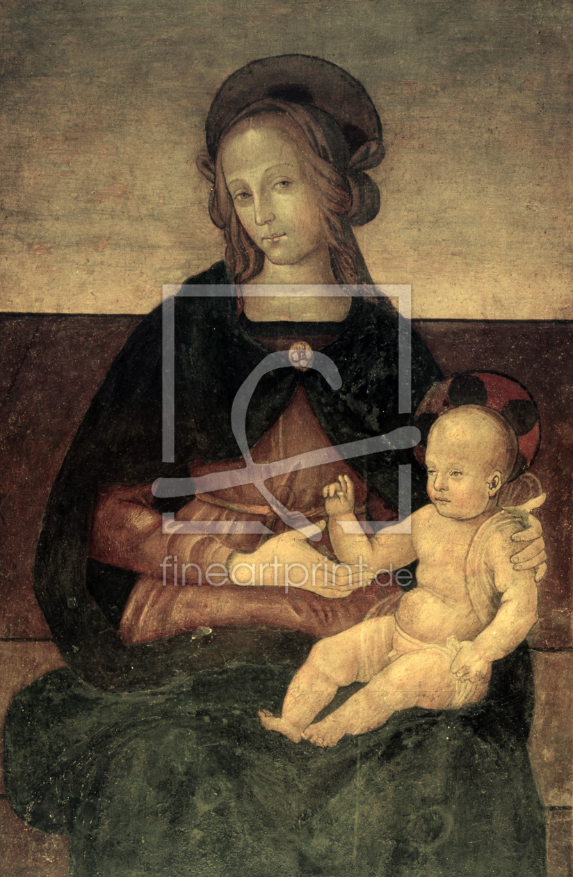 Bild-Nr.: 30008207 Pinturicchio, Maria mit Kind erstellt von Pinturicchio, Bernadino di Betto di Biagio