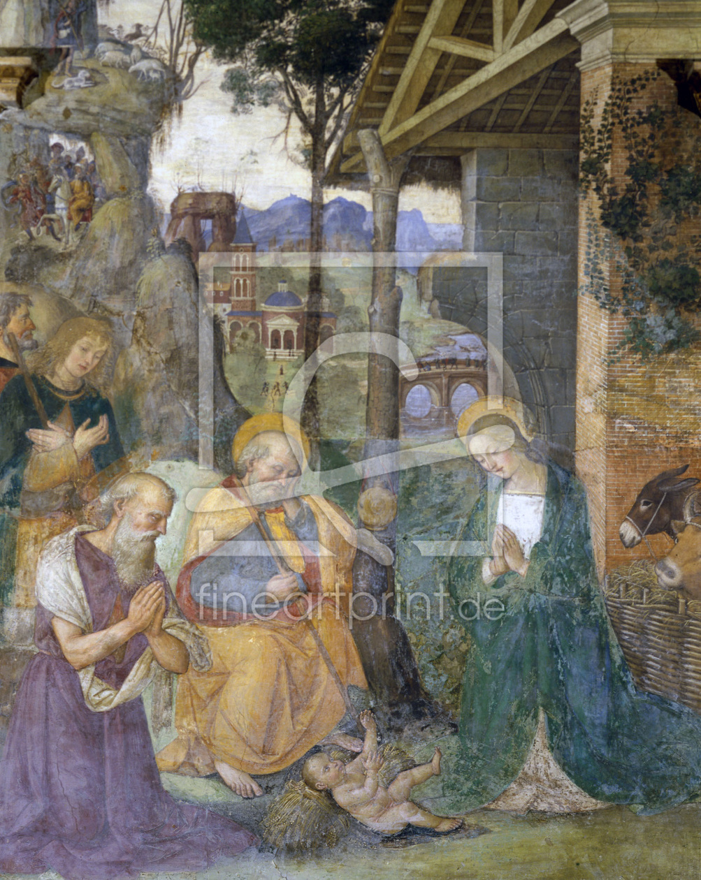 Bild-Nr.: 30008217 Pinturicchio / Adoration of the child erstellt von Pinturicchio, Bernadino di Betto di Biagio