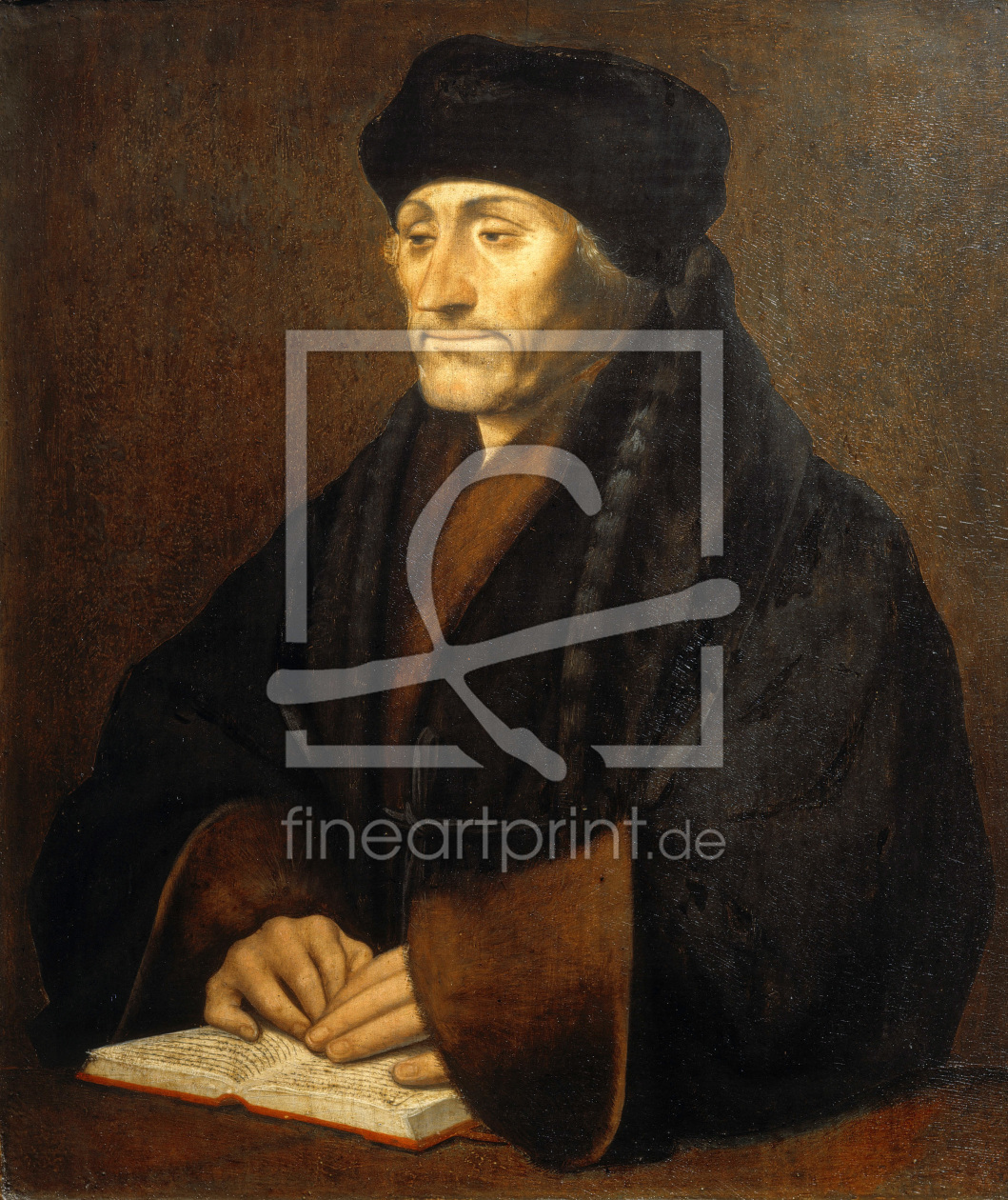 Bild-Nr.: 30008253 Erasmus of Rotterdam / Holbein school. erstellt von Hans Holbein der JÃ¼ngere