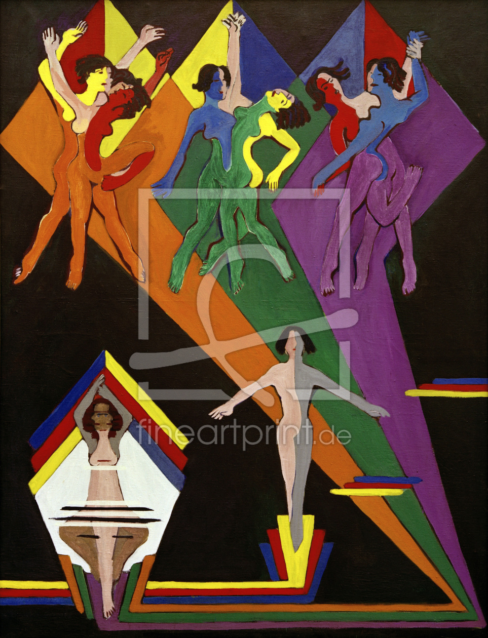 Bild-Nr.: 30008283 E.L.Kirchner, Girls dancing / 1932/37 erstellt von Ernst Ludwig Kirchner