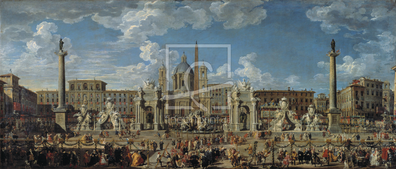 Bild-Nr.: 30008331 Rom, Piazza Navona 1729 / Pannini erstellt von Pannini, Giovanni Paolo