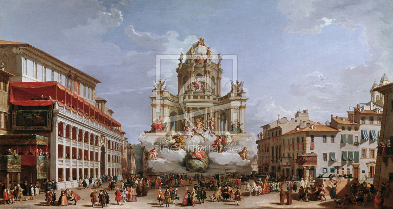 Bild-Nr.: 30008335 Rome / Piazza di Spagna / Painting erstellt von Pannini, Giovanni Paolo