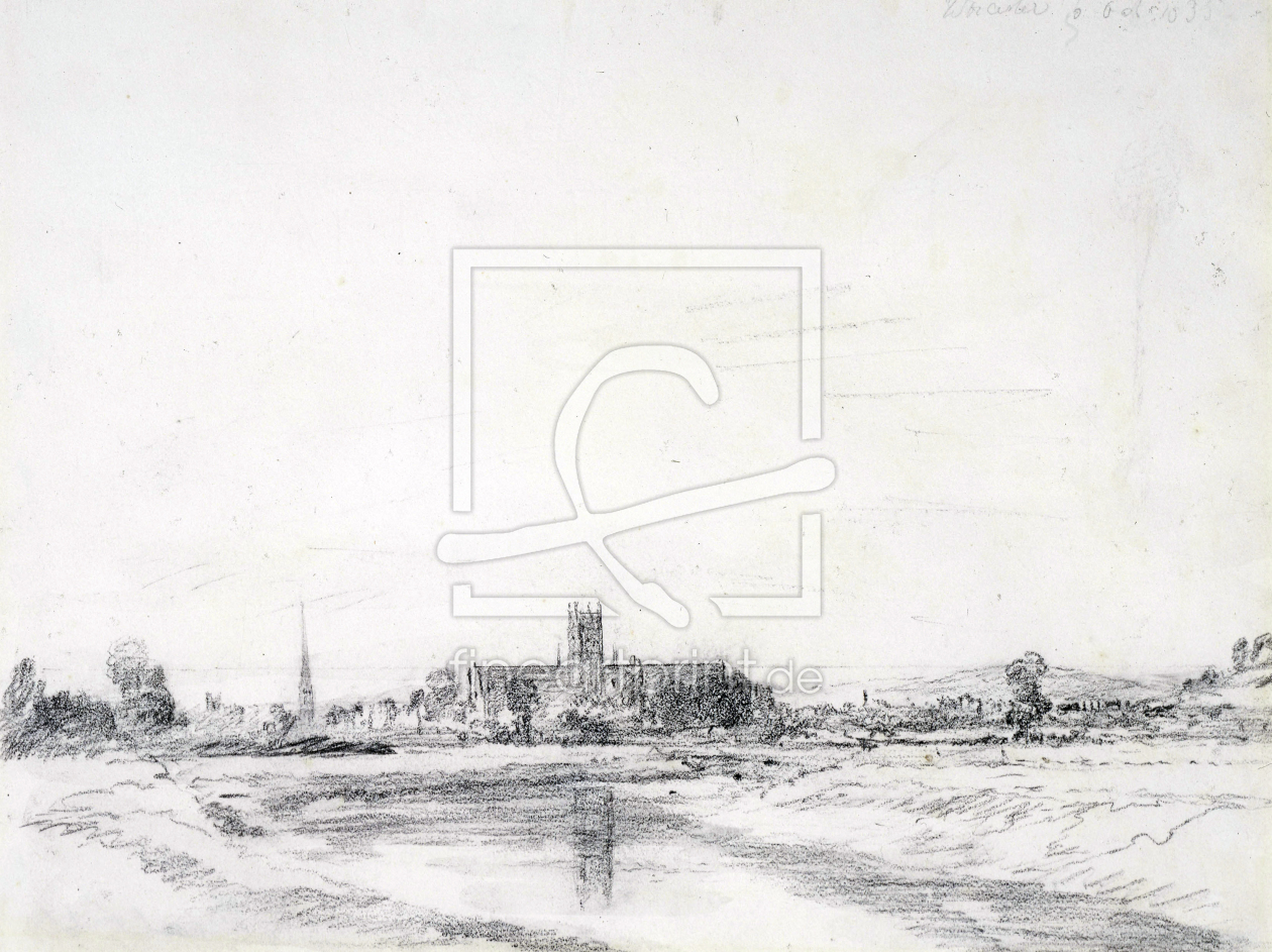 Bild-Nr.: 30008391 J.Constable, Worcester Cathedral, 1835. erstellt von Canal, Giovanni Antonio & Bellotto, Bernardo