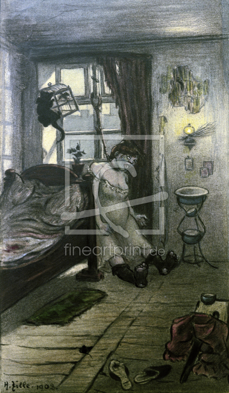 Bild-Nr.: 30008471 H.Zille, Erhängte Frau erstellt von Zille, Heinrich