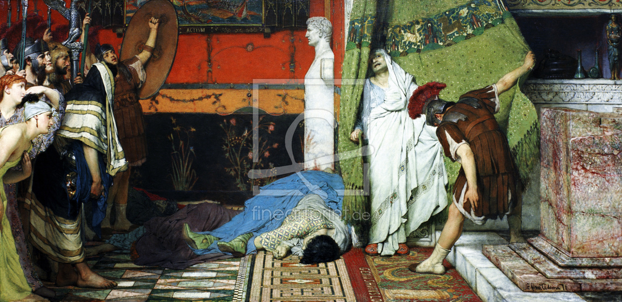 Bild-Nr.: 30008571 Death of Caligula / Alma-Tadema erstellt von Alma-Tadema, Lawrence